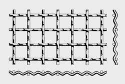 Вид плетения тип форма С — рифленная сетка
