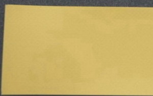 Однослойная лента ПВХ с поверхность ленты из специального ПВХ с повышенной химической стойкостью жёлтого цвета толщиной 0.8 мм, Ду вала 90 мм